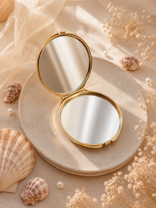Beach Pearl Compact Mirror