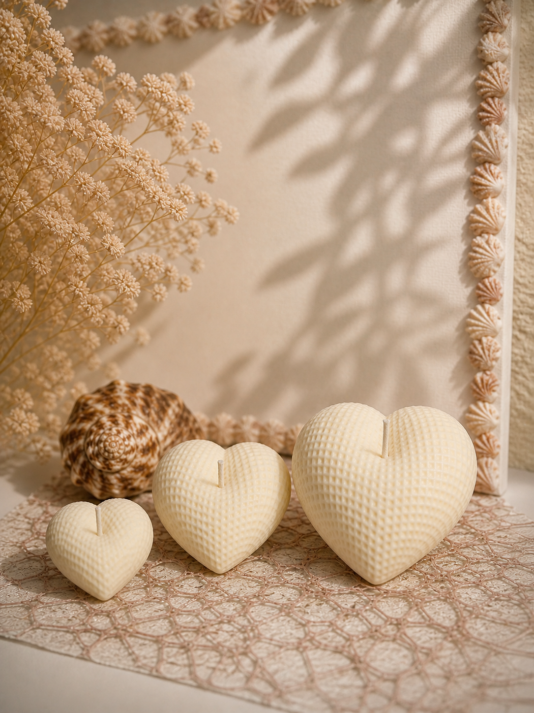 Corazones De Luz Candle